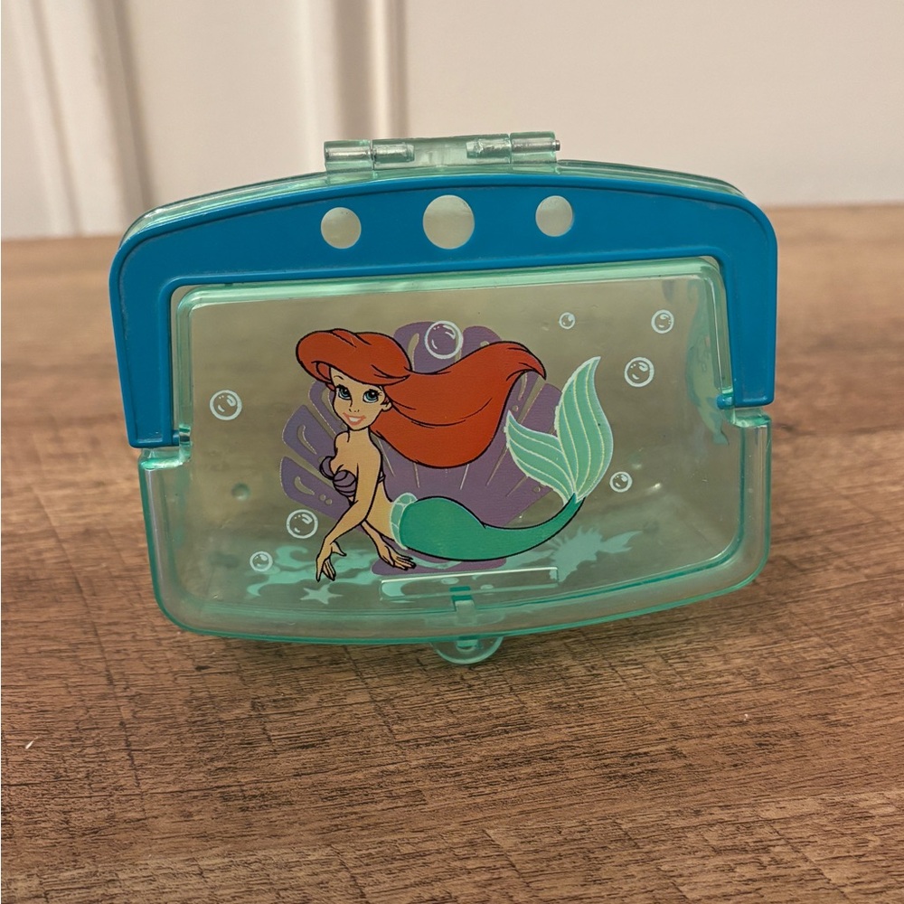 Vintage 1990s Disney Little Mermaid Ariel Lockable Treasure Chest Made By Flomo